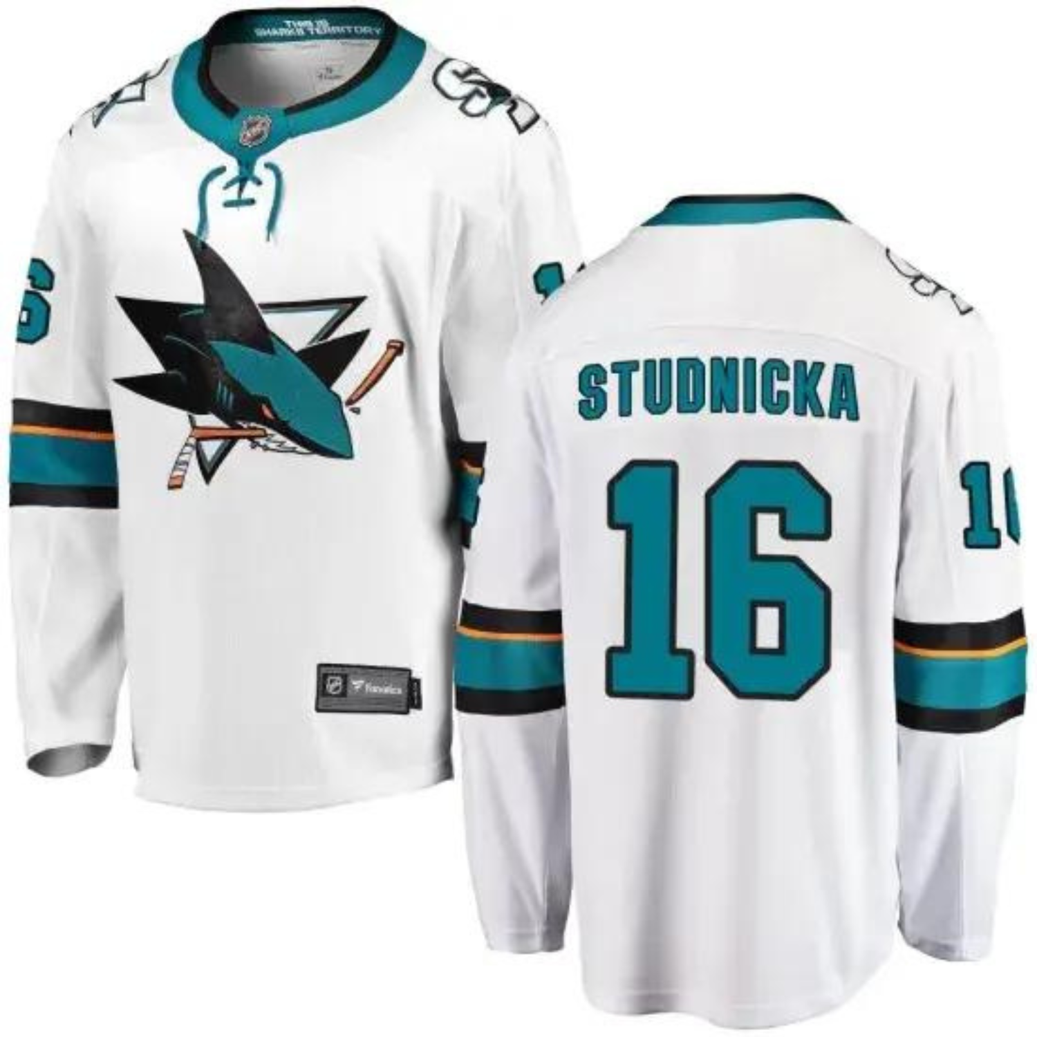 Jack Studnicka San Jose Sharks 16 Jersey