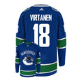Jake Virtanen Vancouver Canucks 18 Jersey
