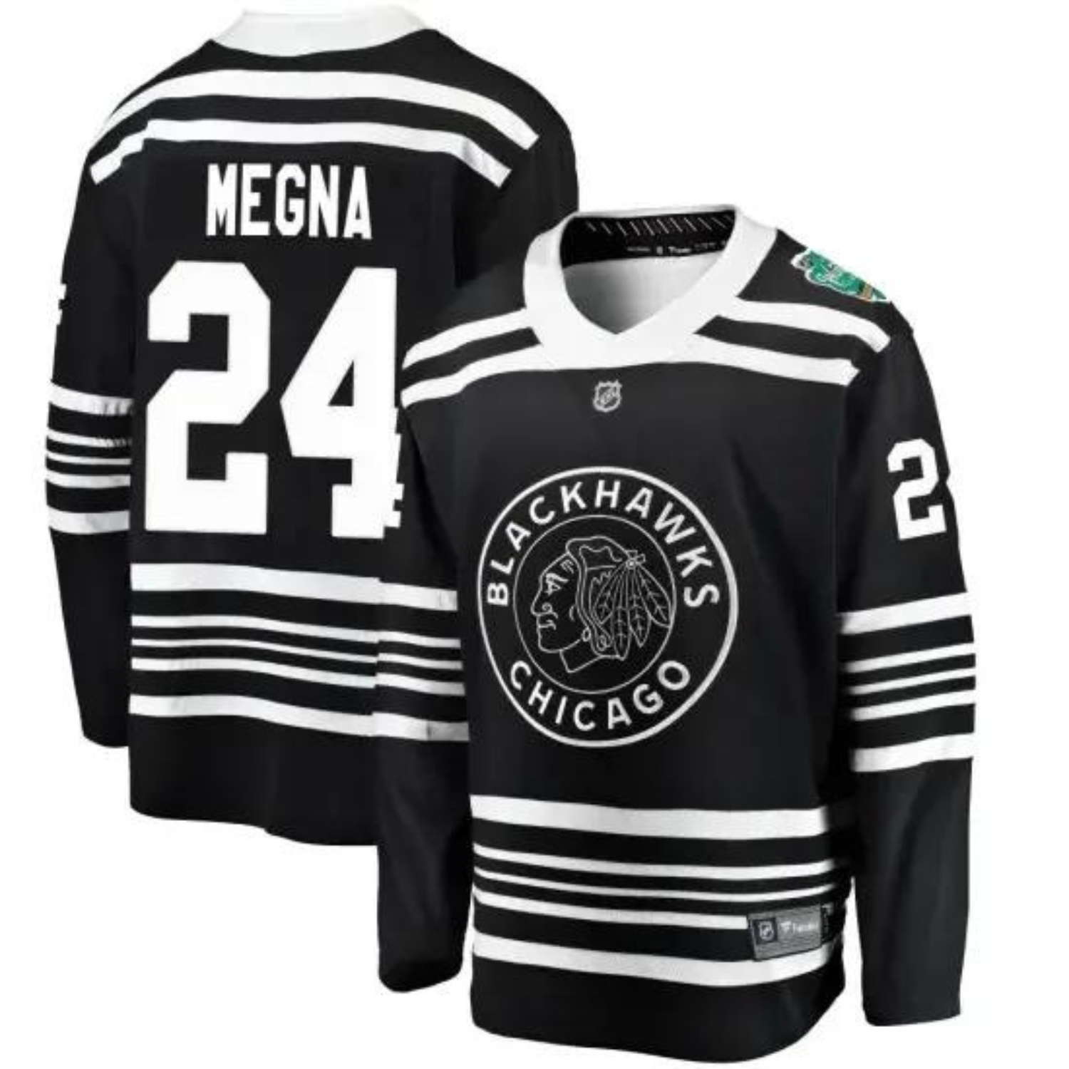 Jaycob Megna Chicago Blackhawks 24 Jersey