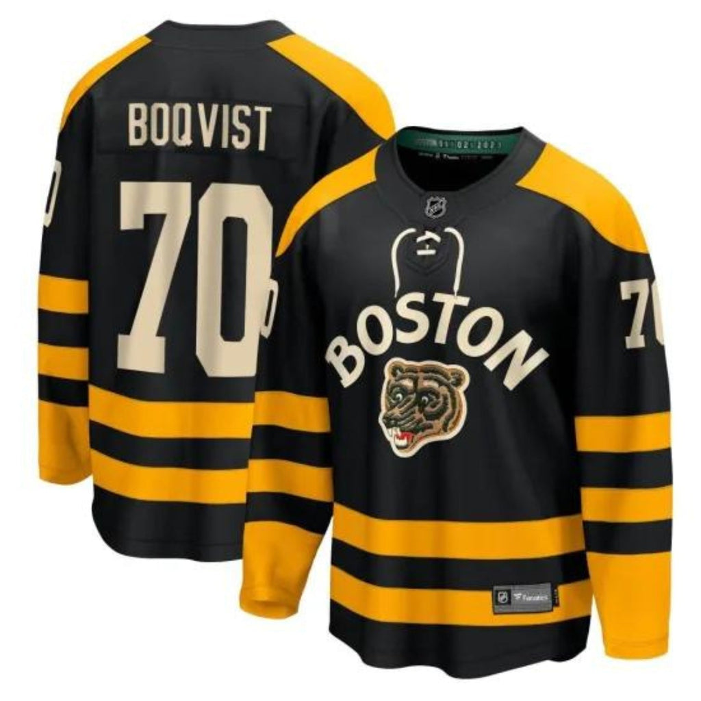 Jesper Boqvist Boston Bruins 70 Jersey