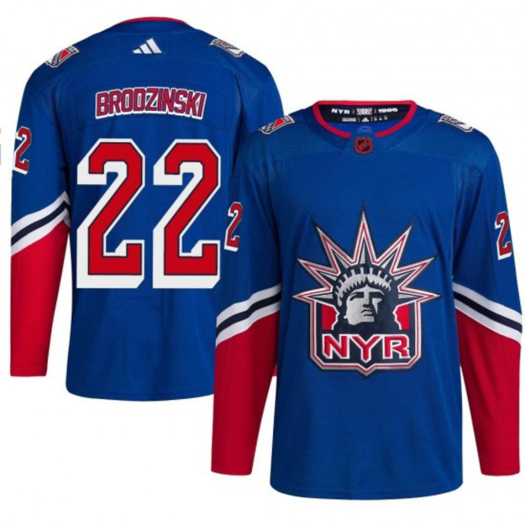 Jonny Brodzinski New York Rangers 22 Jersey