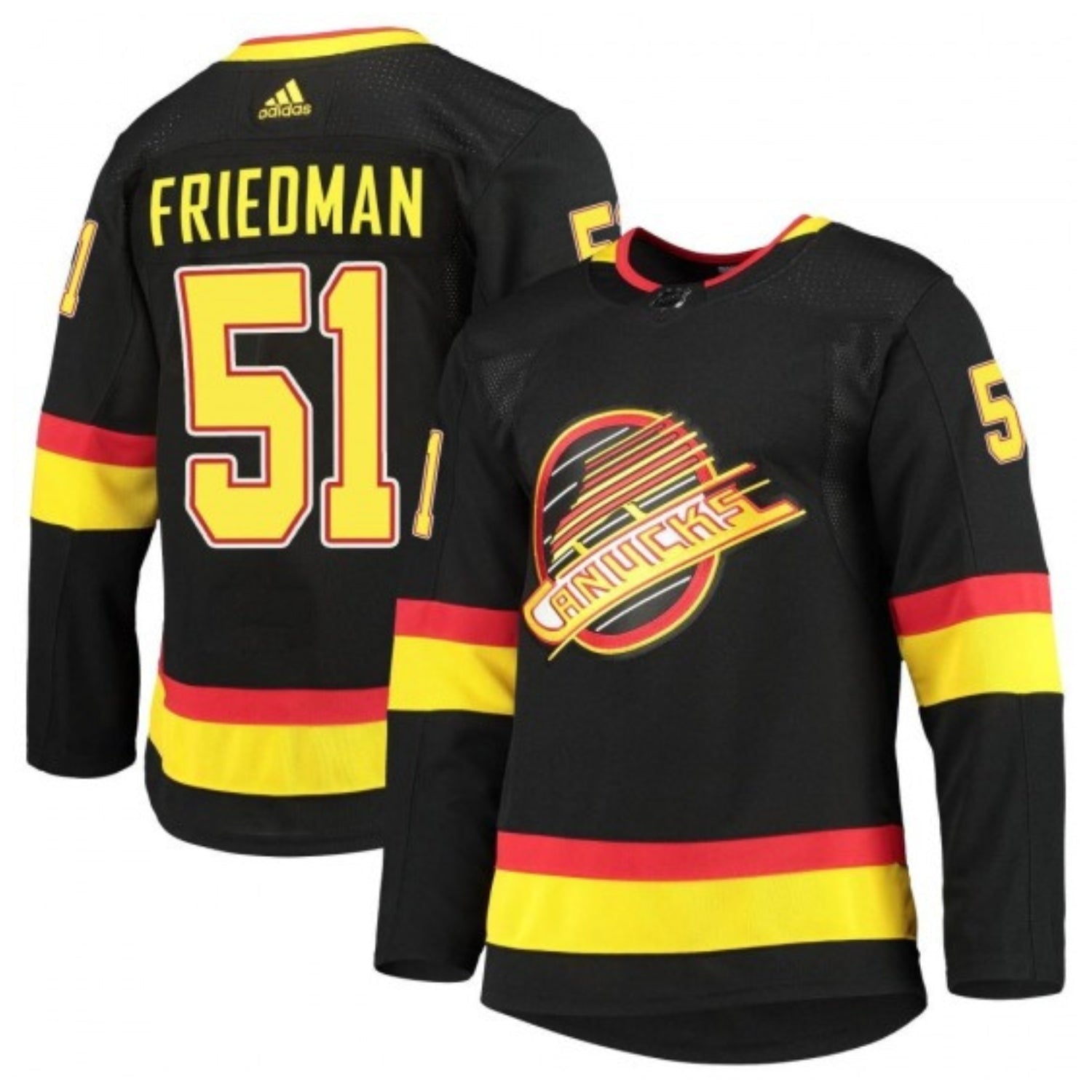Mark Friedman Vancouver Canucks 51 Jersey