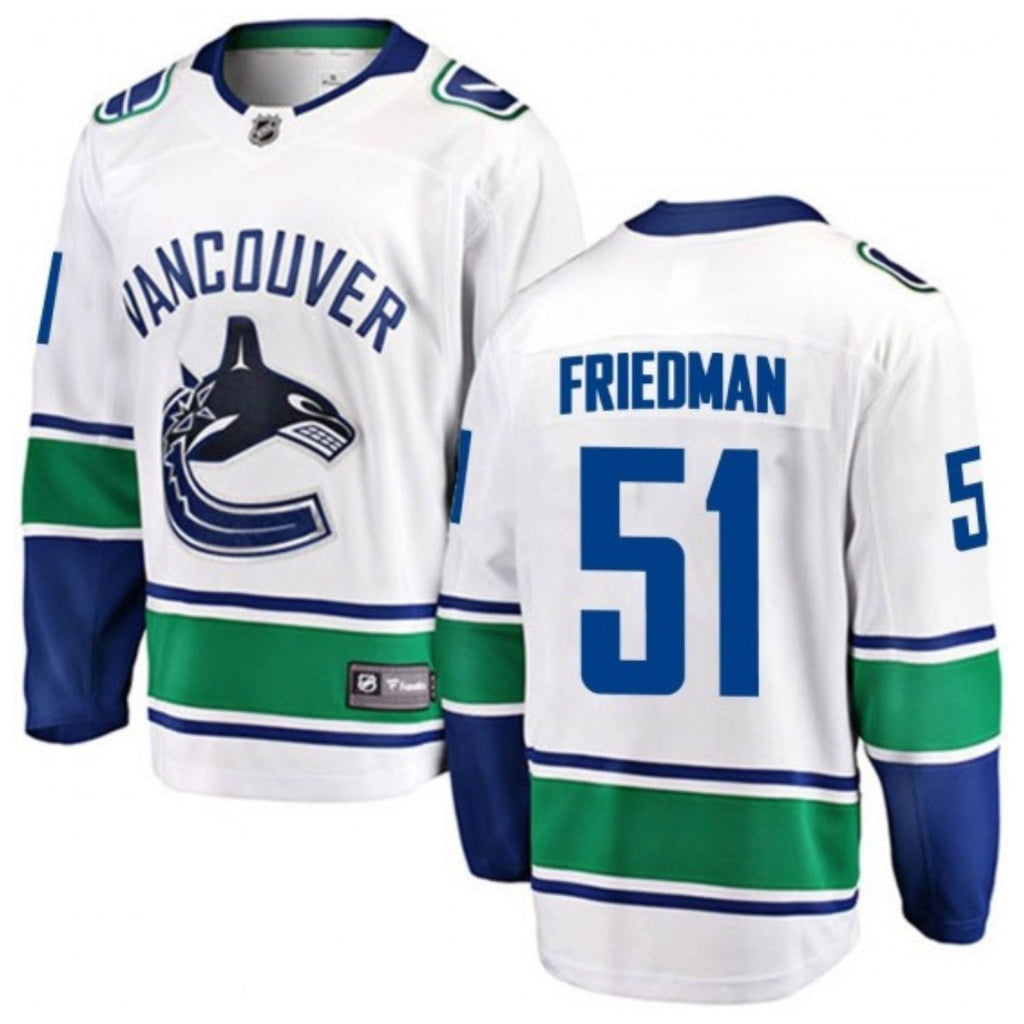 Mark Friedman Vancouver Canucks 51 Jersey