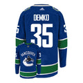 Thatcher Demko Vancouver Canucks 35 Jersey