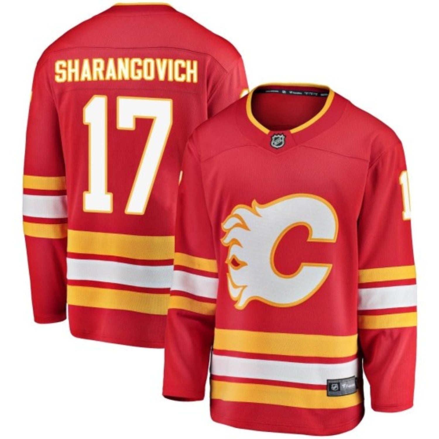 Yegor Sharangovich Calgary Flames 17 Jersey