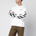 Off-White White Long-Sleeved T-Shirt With Logo Men