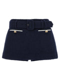 Self Portrait Women Bouclé Wool Skort
