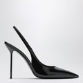 Paris Texas Lidia Slingback Pumps In Black Patent Leather Women