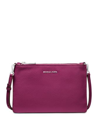 Michael Michael Kors Pebble Leather Double Pouch Crossbody
