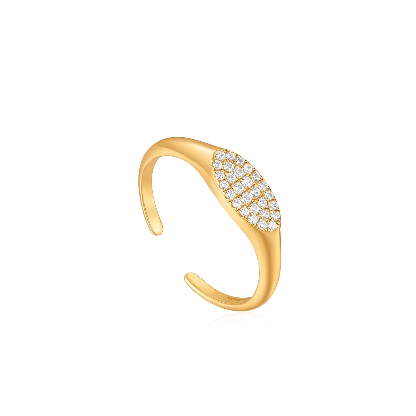 Ania Haie Glam Rock - Glam Adjustable Signet Ring