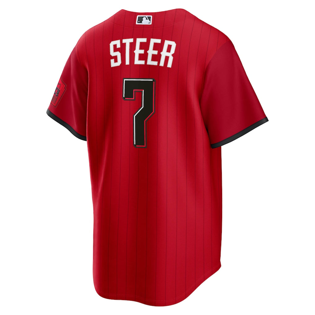 Cincinnati Reds City Connect Baseball Jersey – Red Fan Edition