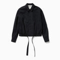 1989 Studio Dark Blue Short Trench Jacket Women