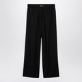 Loewe Elasticated Wool Trousers In Black Women