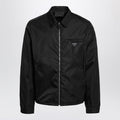 Prada Black Re-Nylon Zip-Up Jacket Men