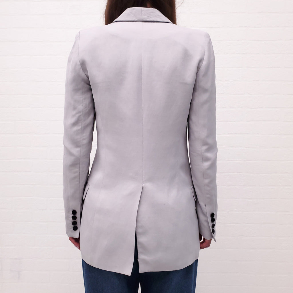 SMYTHE GREY TUXEDO JACKET - SIZE 2