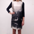 STELLA MCCARTNEY SILK PATTERNED DRESS - SIZE 40