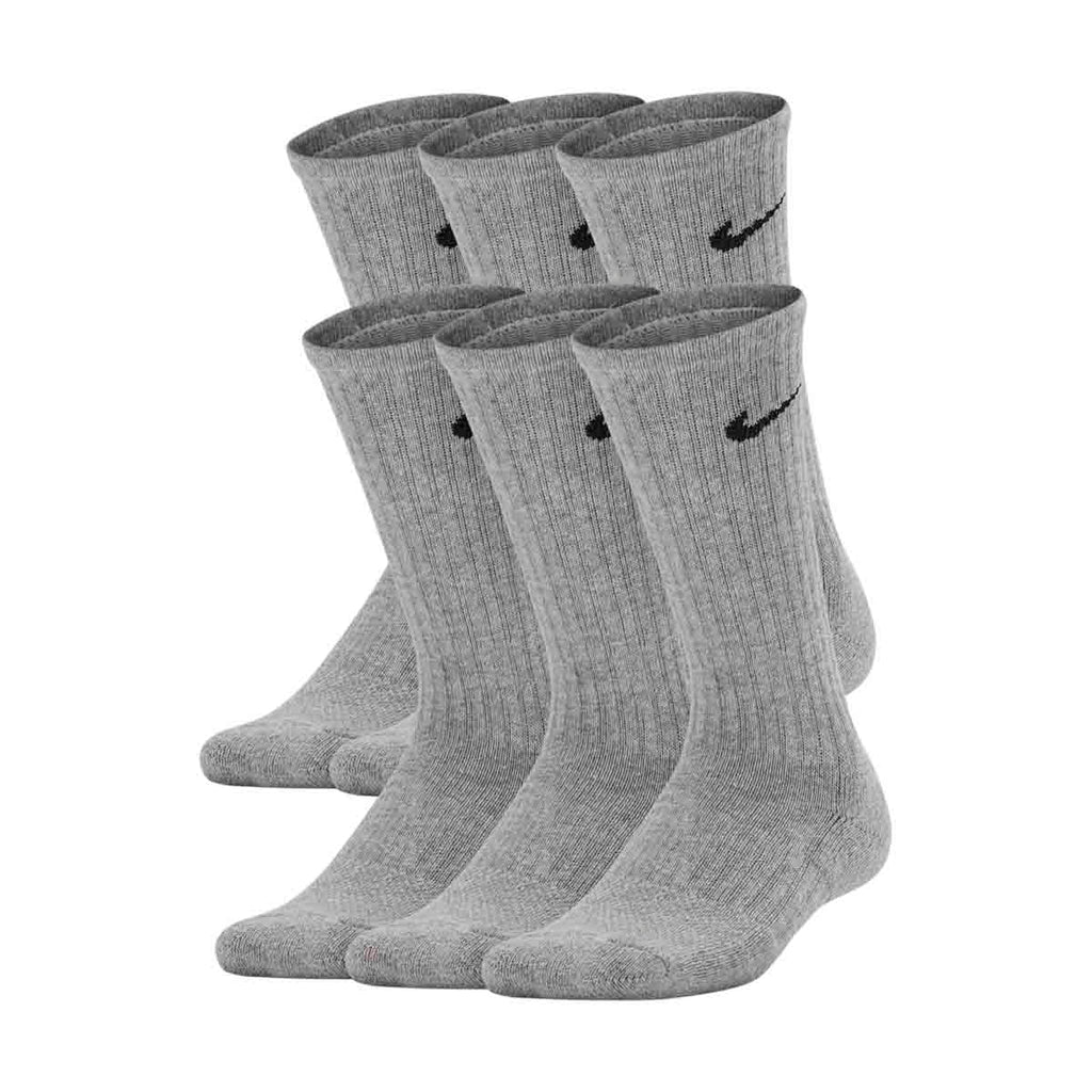 Kids' Nike Performance Cushioned Crew Training Socks (6 Pair)