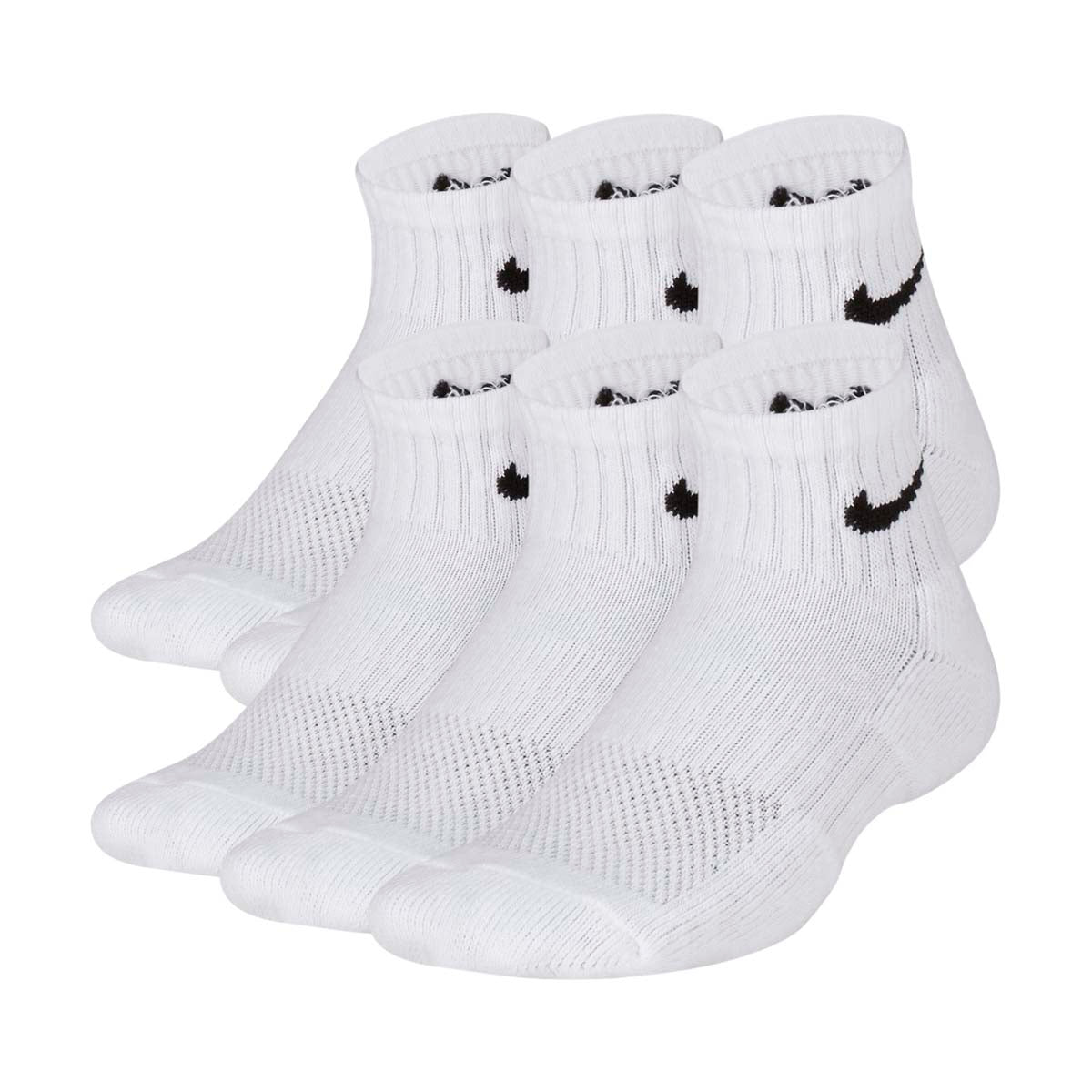 Nike Everyday Kids' Cushioned Ankle Socks (6 Pairs)