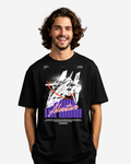 Spaceship Anime Adventure Men's Oversized T-Shirt