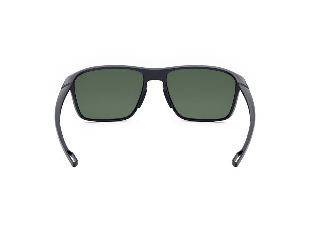 Blue Rectangular Injected Sunglasses