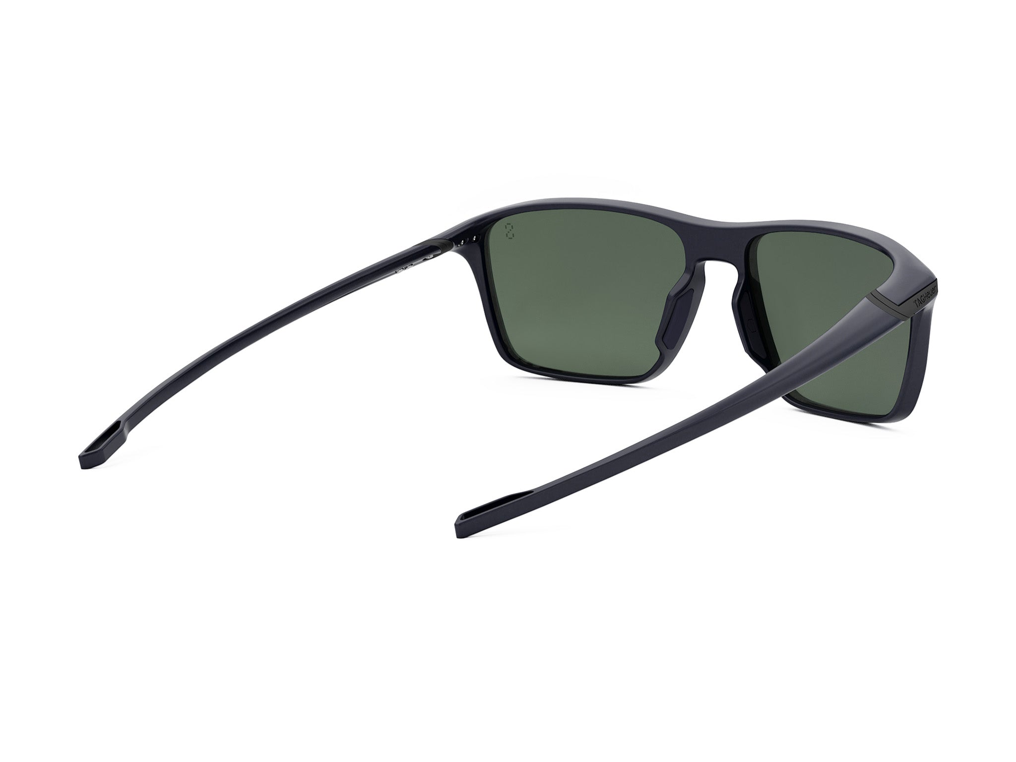 Blue Rectangular Injected Sunglasses