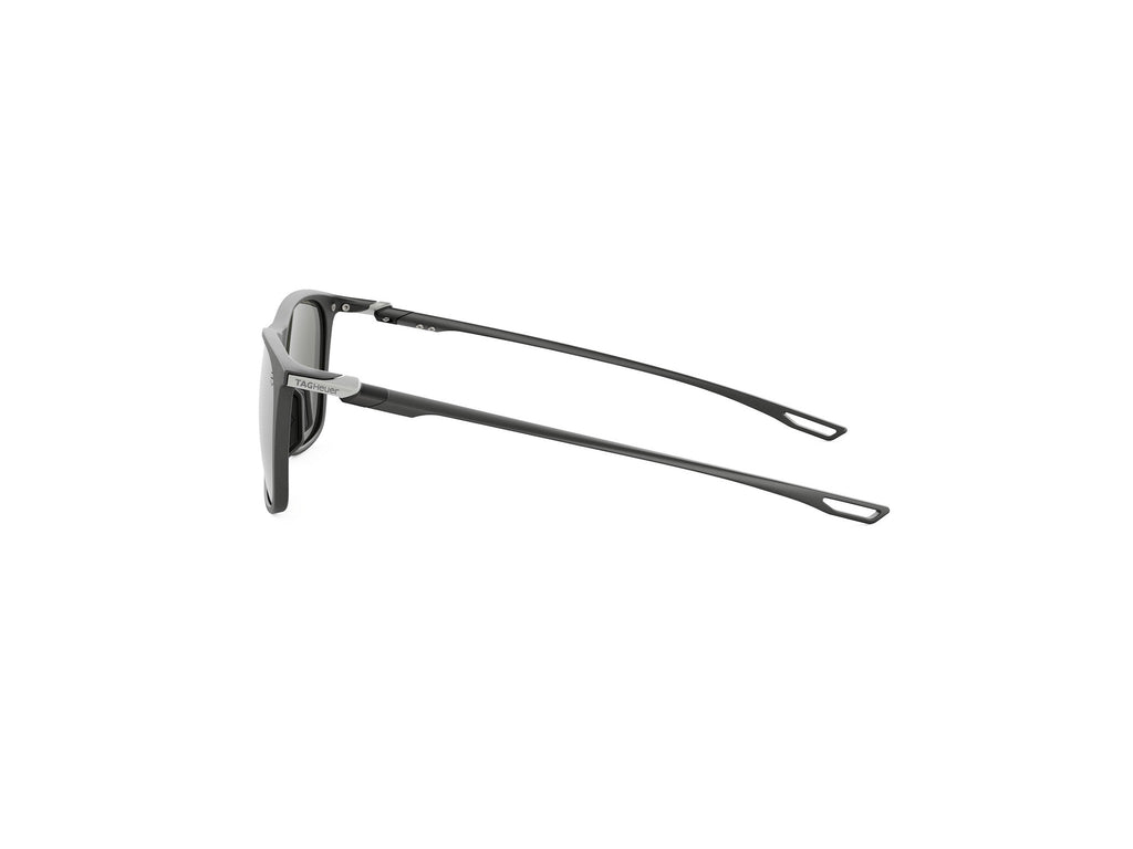 Ultramatte Black Rectangular Injected Sunglasses