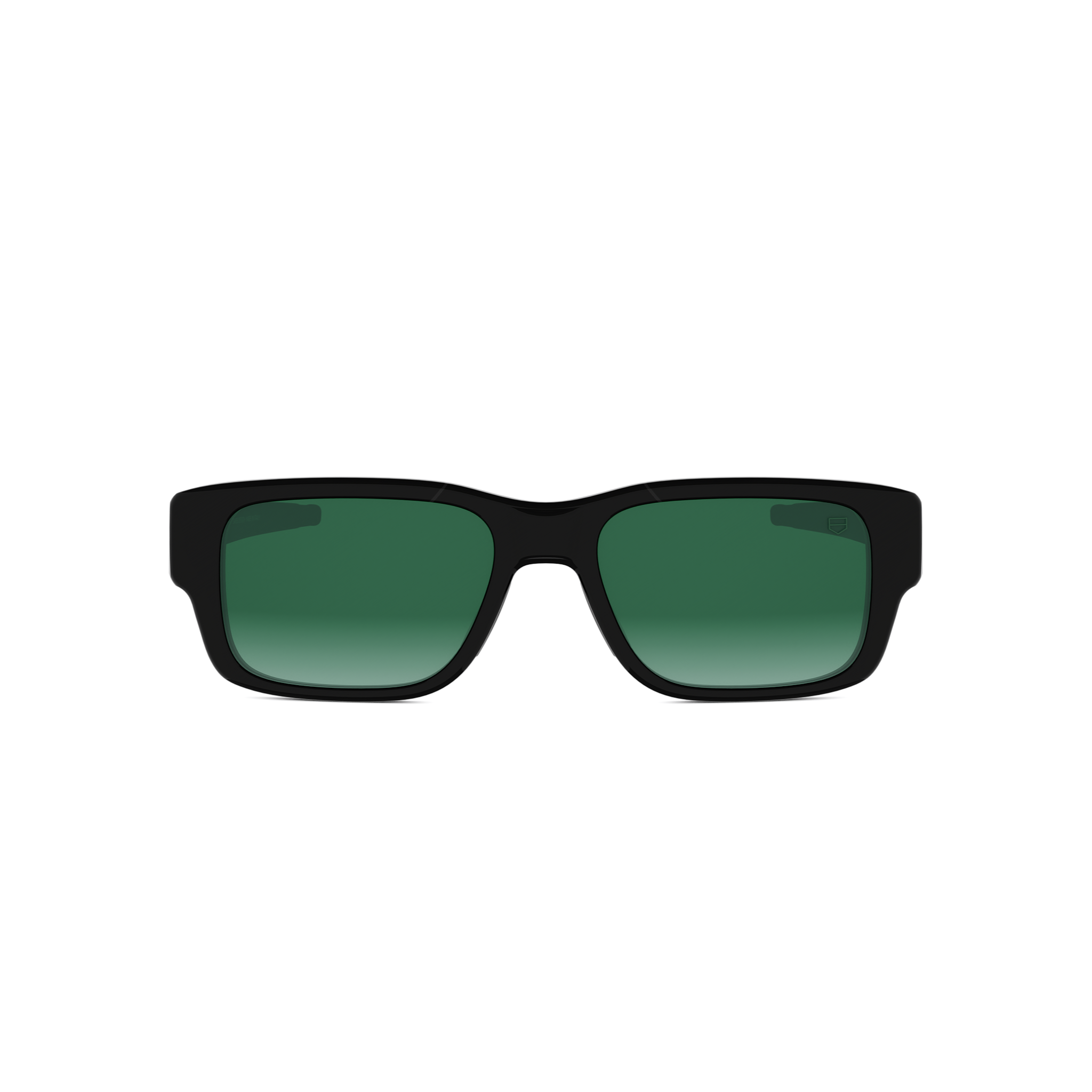 Black Rectangular Acetate Sunglasses