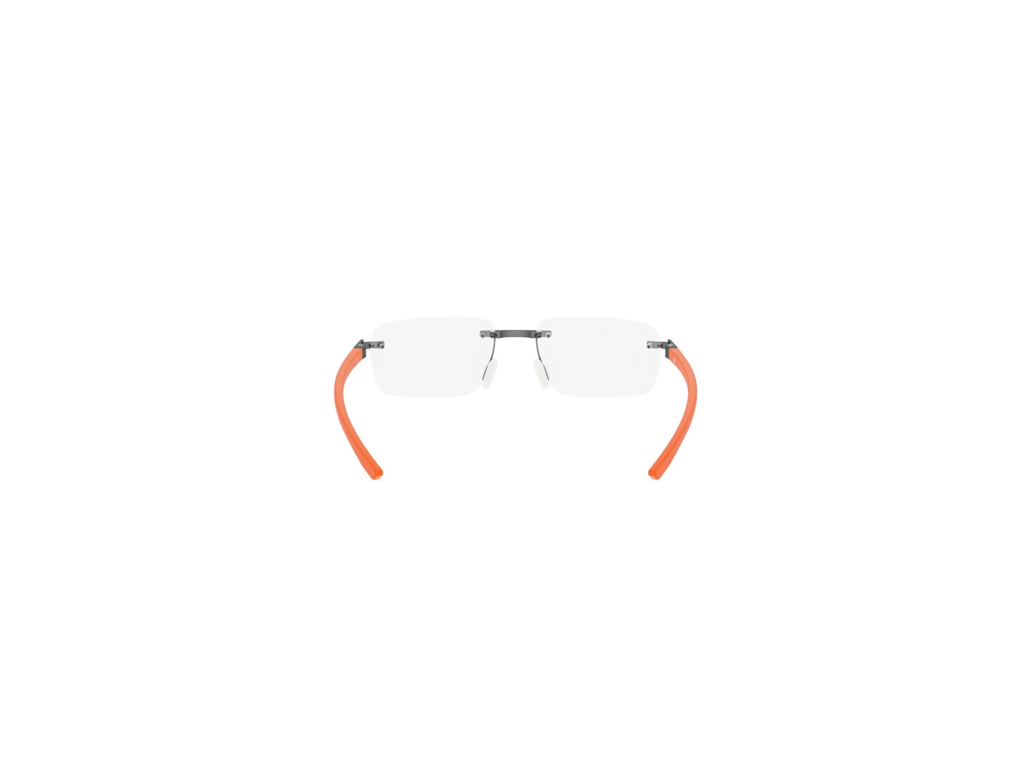 Matte Rectangular Metal Eyeglasses