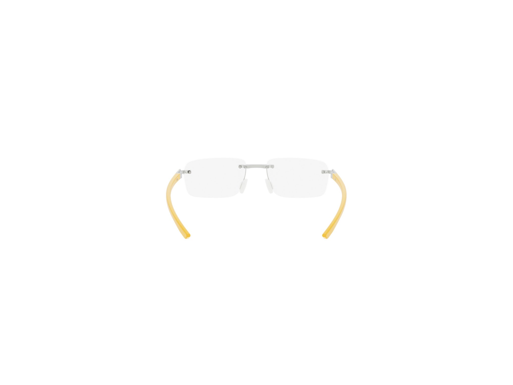Matte Rectangular Metal Eyeglasses