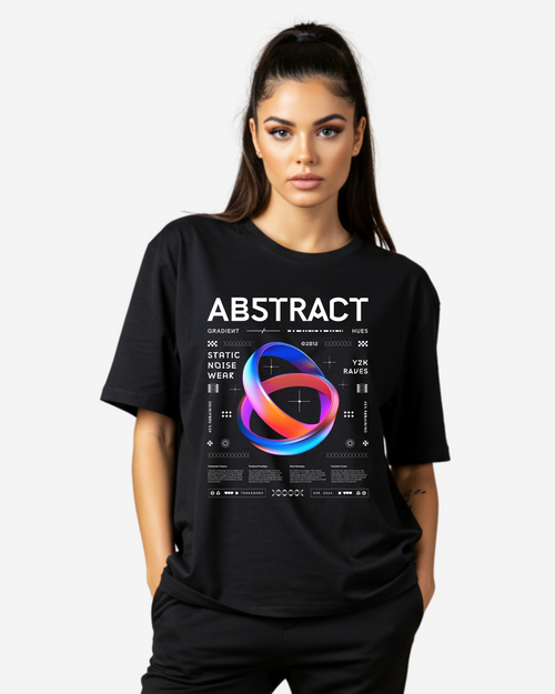 Abstract Women's Oversized T-Shirt
