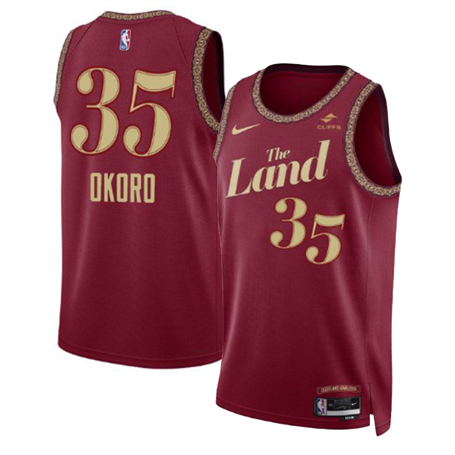 Isaac Okoro Cleveland Cavaliers 35 Jersey