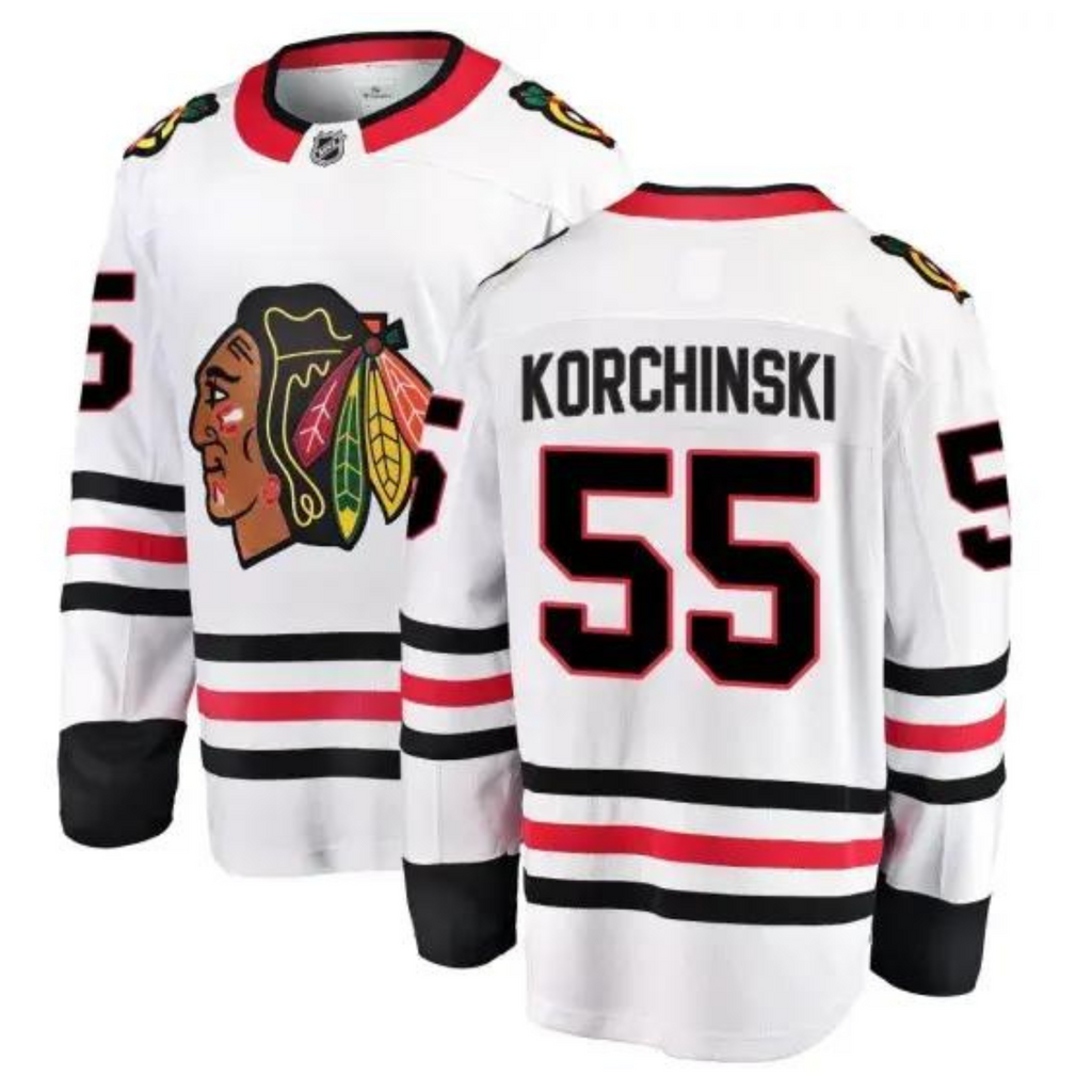 Kevin Korchinski Chicago Blackhawks 55 Jersey