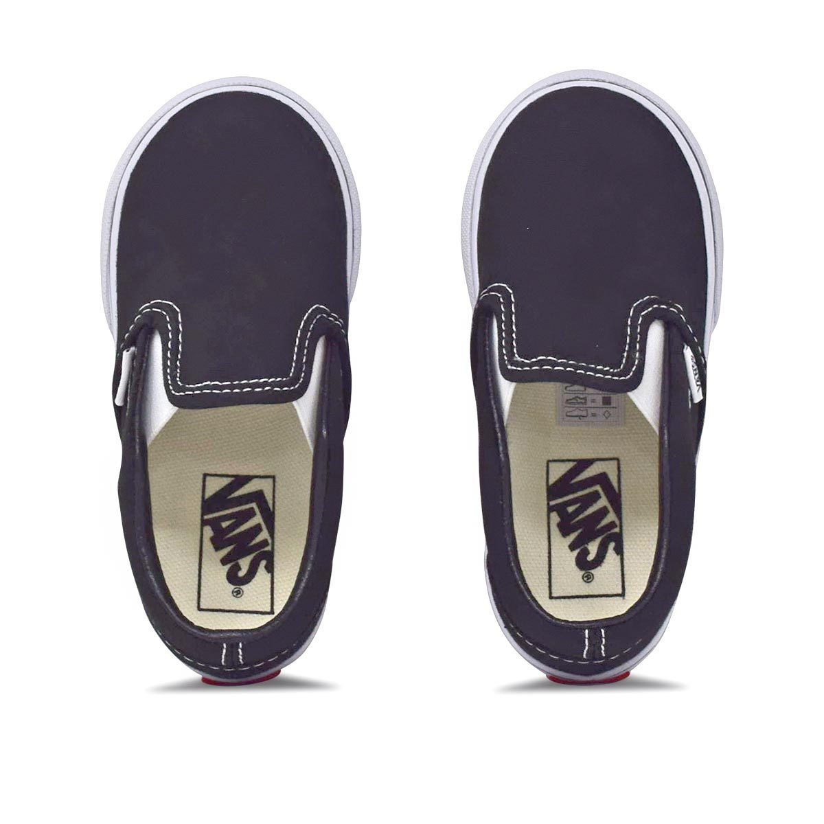Toddler Classic Slip-On Black/White