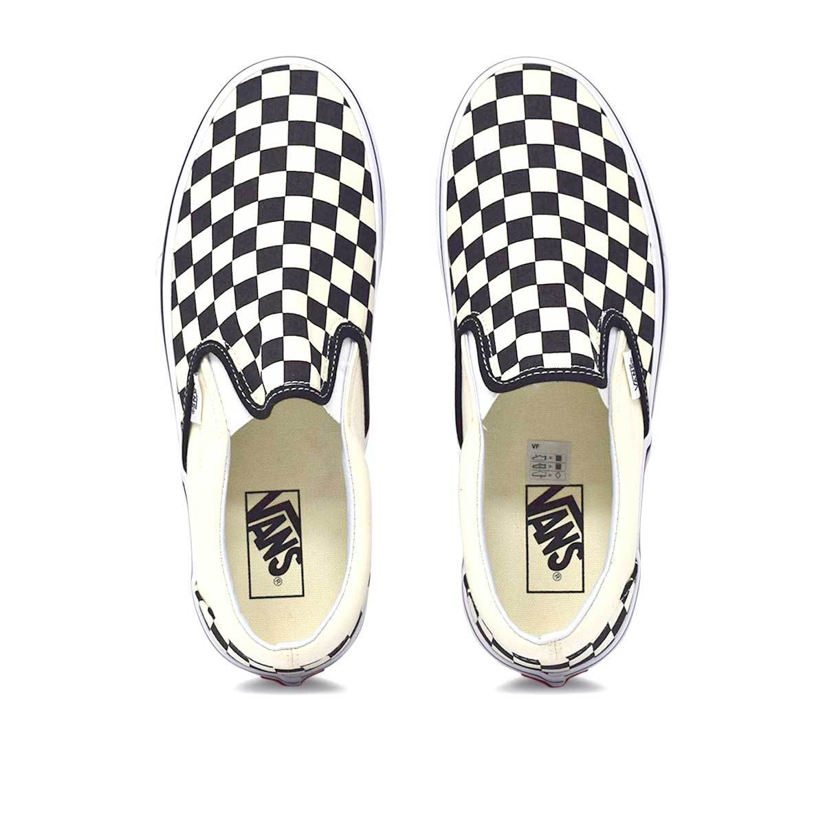 VANS Classic Slip-On Black/White 'Checkerboard' Shoes