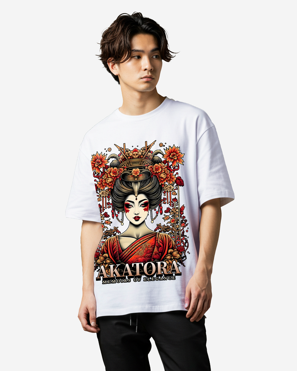 Memoirs Of Elegance Oversized T-Shirts