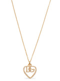 Dolce & Gabbana Women Strass Logo Necklace