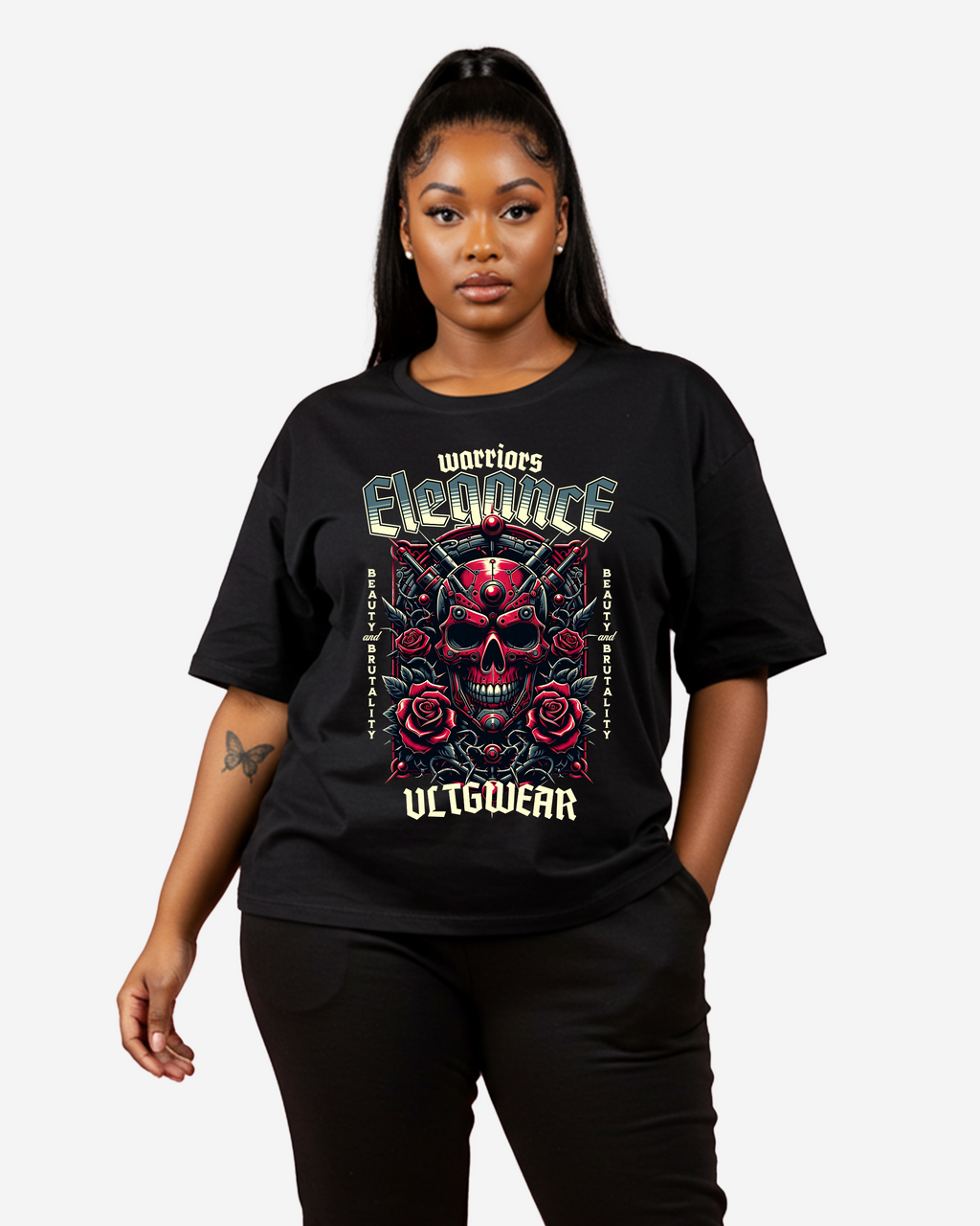 Warriors Elegance Women's Oversized T-Shirt