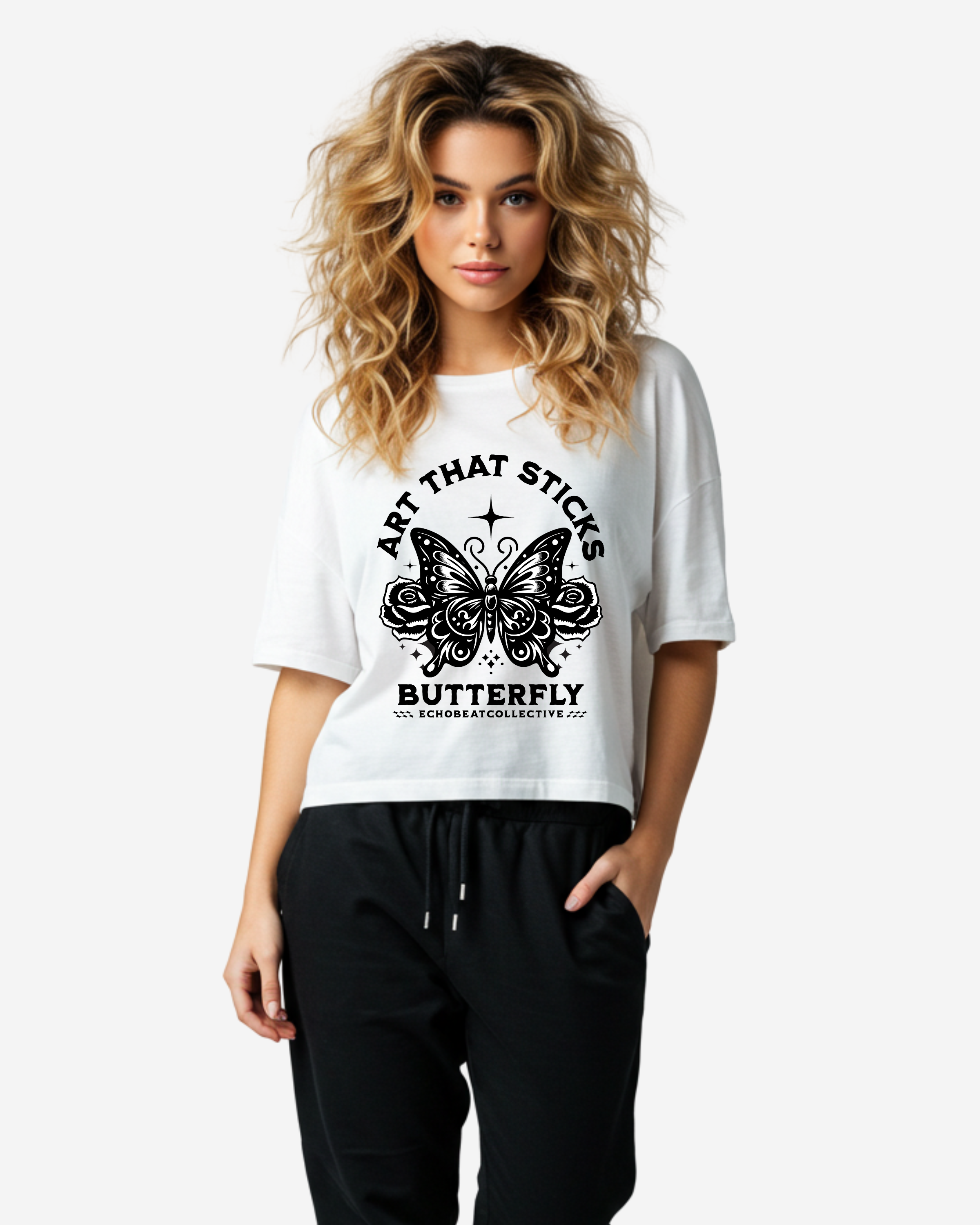 Art That Sticks Women's Oversized T-Shirt