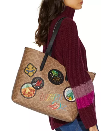Coach Wizard Of Oz Coated Canvas Highline Tote