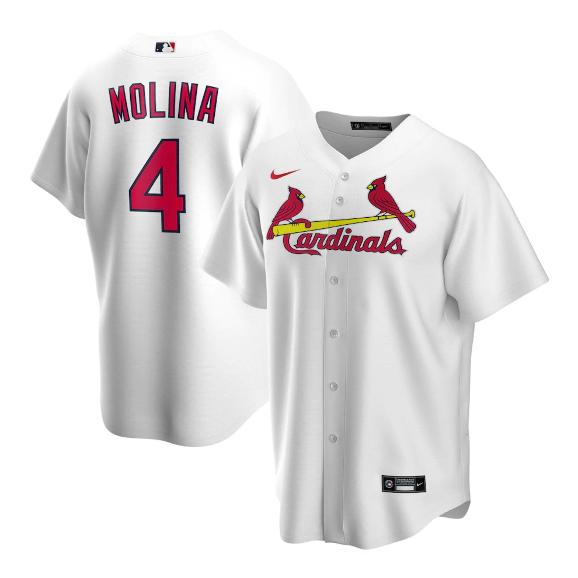 Yadier Molina St. Louis Cardinals 4 Jersey