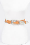 Sparkling Rhinestone Metal Belt