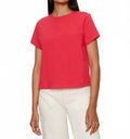 Timeless Crewneck Tee In Tulip