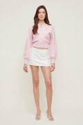 Balloon Sleeve Cardigan