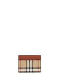 Burberry Women Archive Beige Check Credit Card Holder