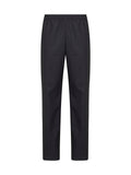 Burberry Men Iron Grey Pinstriped Wool Track Trousers