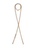 Chloé Women Gold Metal Scarf-Style Multi-Chain Necklace