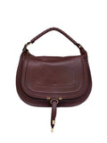 Chloé Women Dark Velvet Marcie Small Shoulder Bag