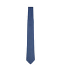 Ferragamo Men Blue Silk Tetris Print Tie