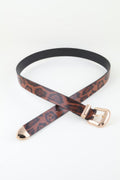 Wild Luxe Two Buckle Leopard Belt