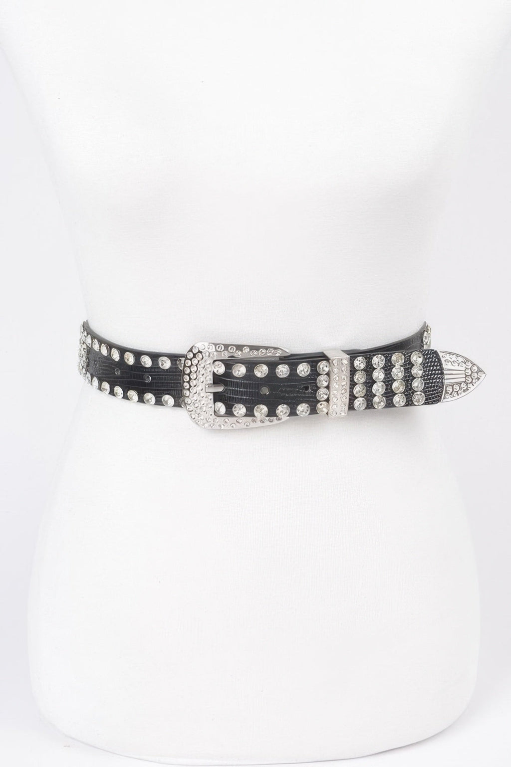 Sparkling Rhinestone Metal Belt